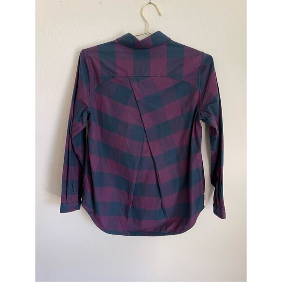 LULULEMON ATHLETICA Full Day Ahead plaid Flannel Shirt size 8 - Picture 7 of 8